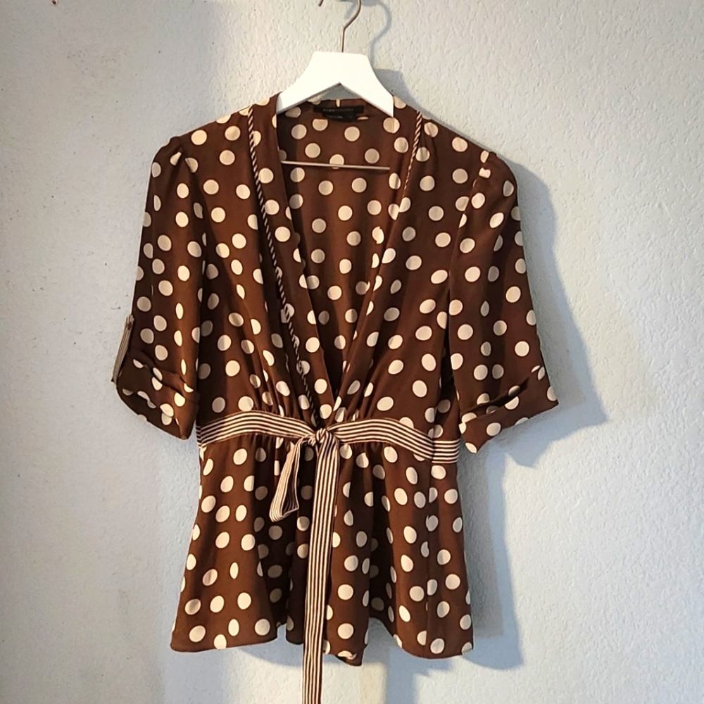 BCBG silk blouse